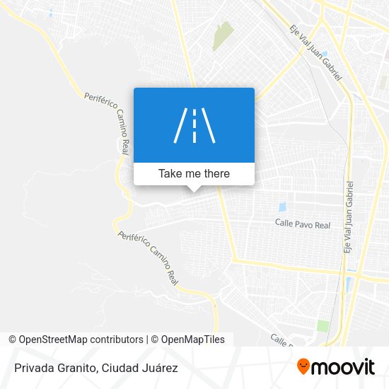 Privada Granito map