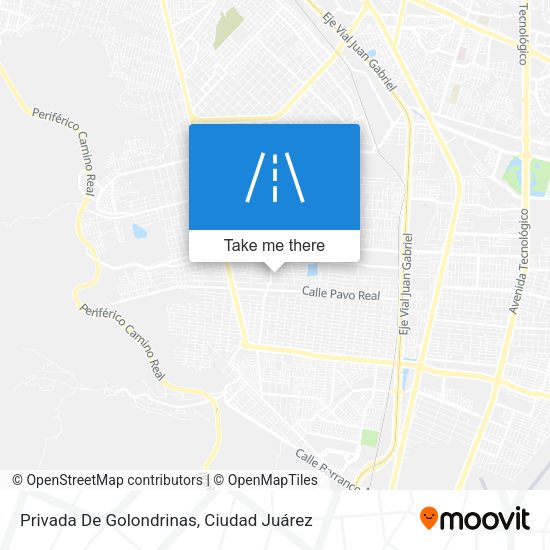 Mapa de Privada De Golondrinas