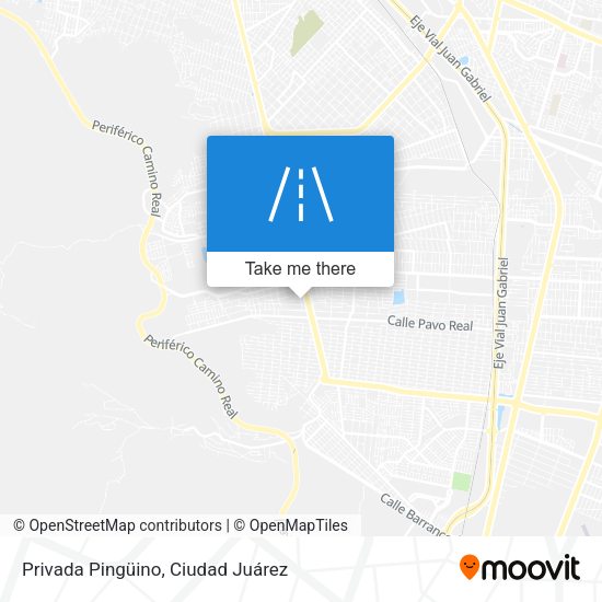 Mapa de Privada Pingüino
