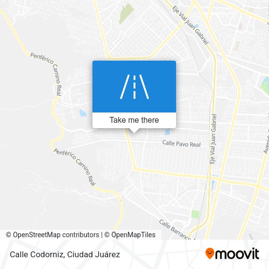 Mapa de Calle Codorniz