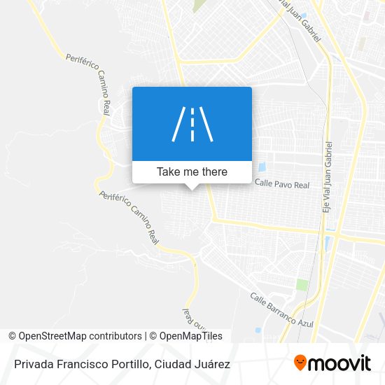 Mapa de Privada Francisco Portillo