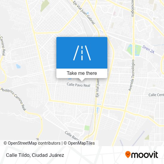 Mapa de Calle Tildo