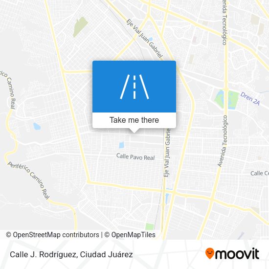 Mapa de Calle J. Rodríguez