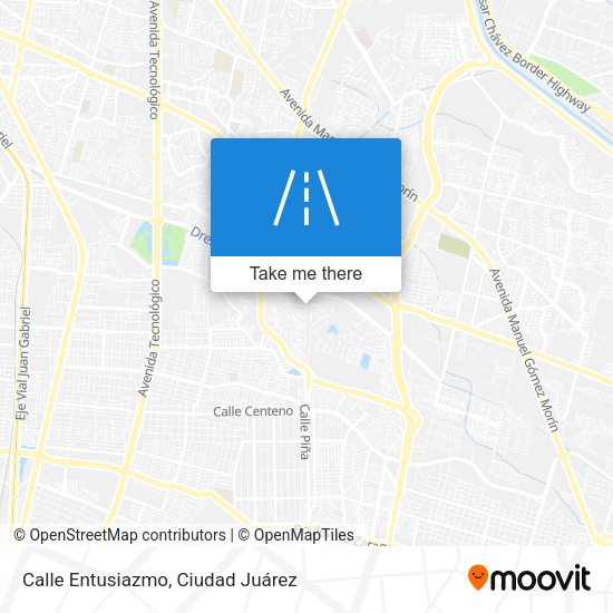 Mapa de Calle Entusiazmo