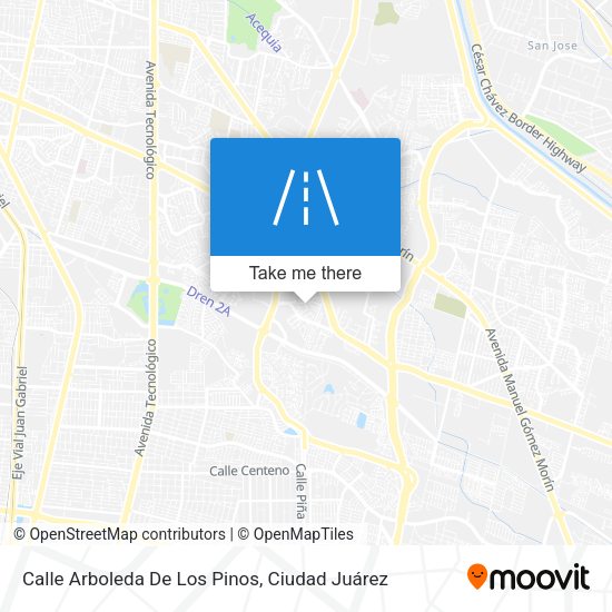 Calle Arboleda De Los Pinos map