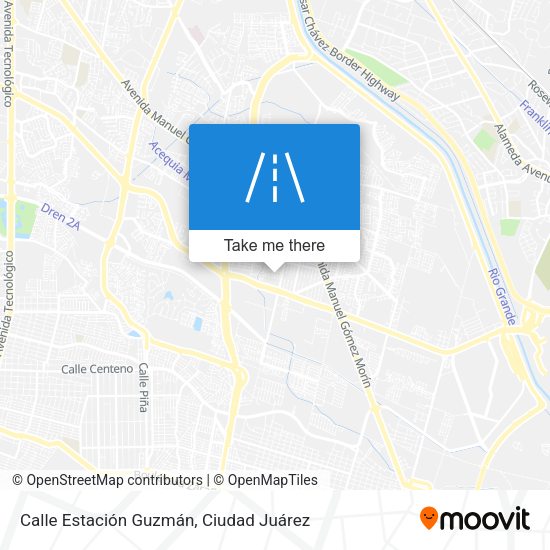 Calle Estación Guzmán map