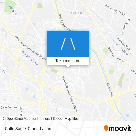 Calle Sante map