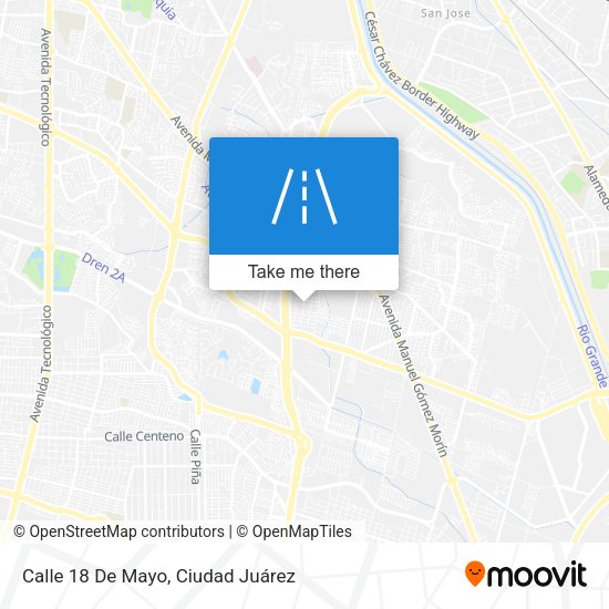 Calle 18 De Mayo map
