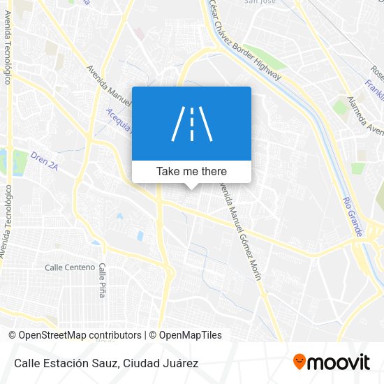 Calle Estación Sauz map