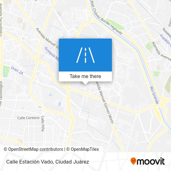 Calle Estación Vado map