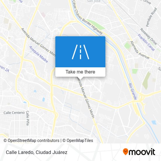 Calle Laredo map