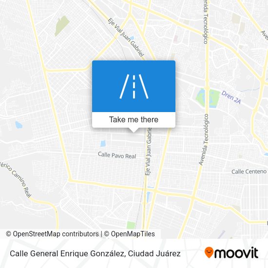 Calle General Enrique González map