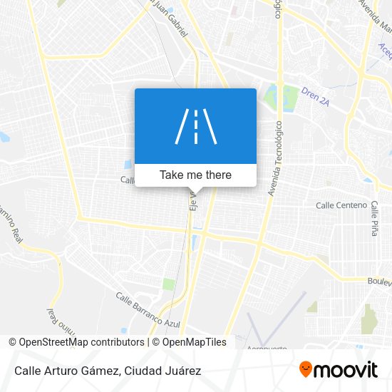 Mapa de Calle Arturo Gámez