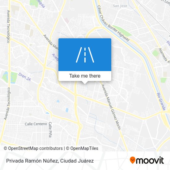 Privada Ramón Núñez map