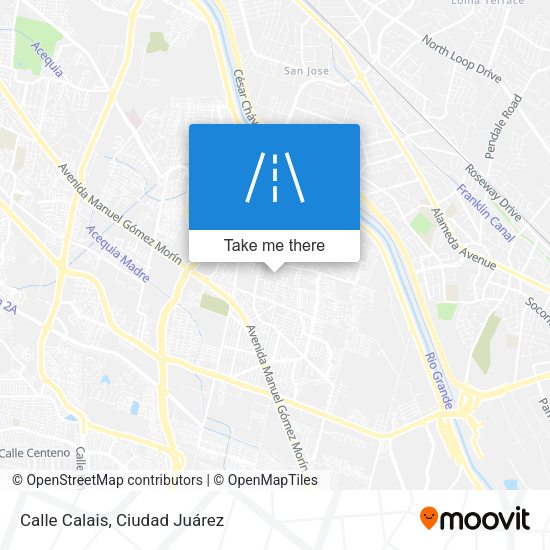 Calle Calais map