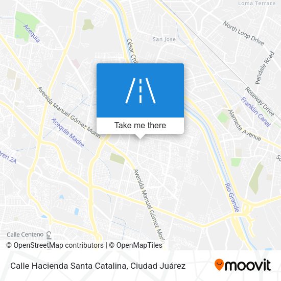 Calle Hacienda Santa Catalina map