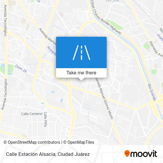 Calle Estación Alsacia map