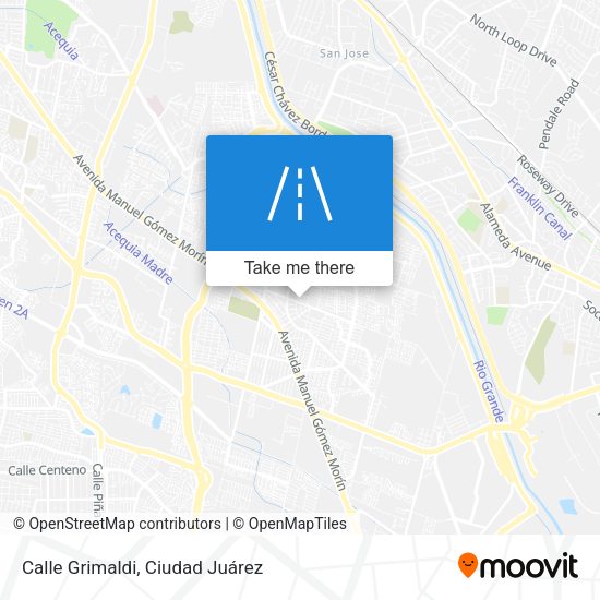 Mapa de Calle Grimaldi