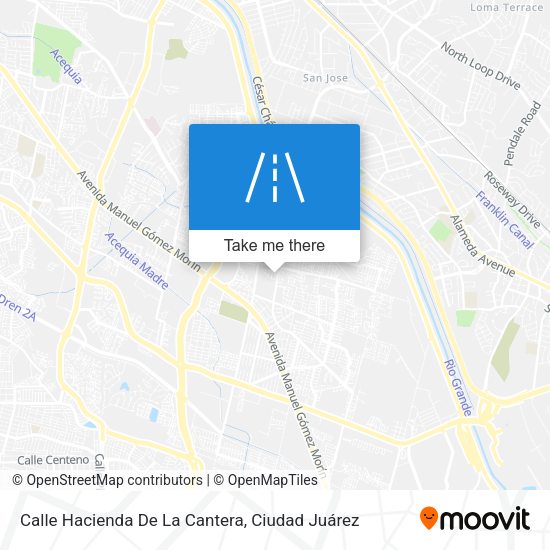 Mapa de Calle Hacienda De La Cantera