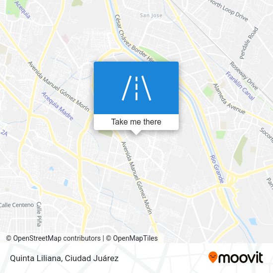 Quinta Liliana map