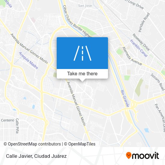 Calle Javier map