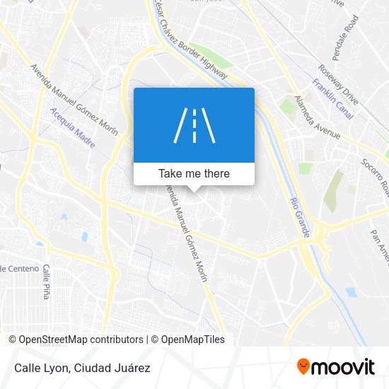 Mapa de Calle Lyon