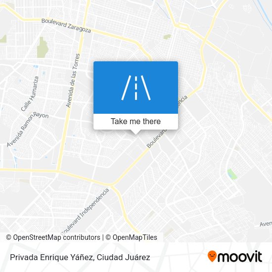 Mapa de Privada Enrique Yáñez