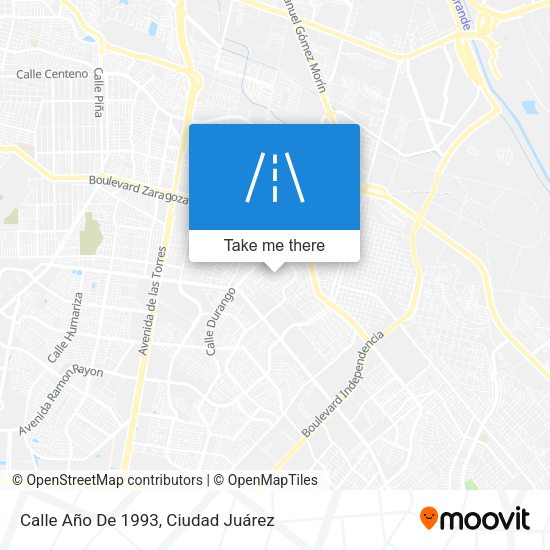 Calle Año De 1993 map