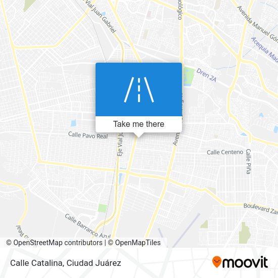 Calle Catalina map
