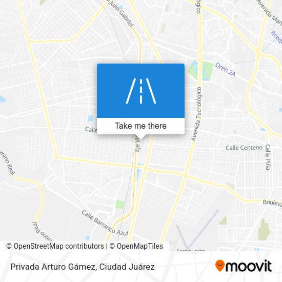 Privada Arturo Gámez map