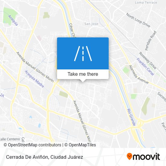 Mapa de Cerrada De Aviñón