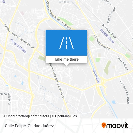 Mapa de Calle Felipe
