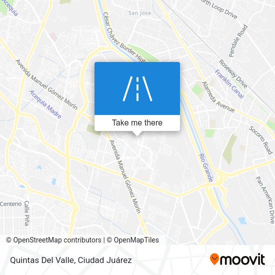 Quintas Del Valle map