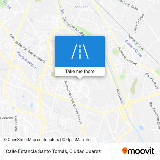 Mapa de Calle Estancia Santo Tomás