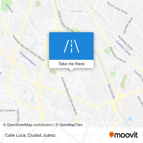 Mapa de Calle Luca
