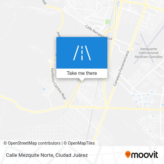 Calle Mezquite Norte map