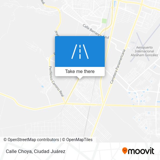 Calle Choya map