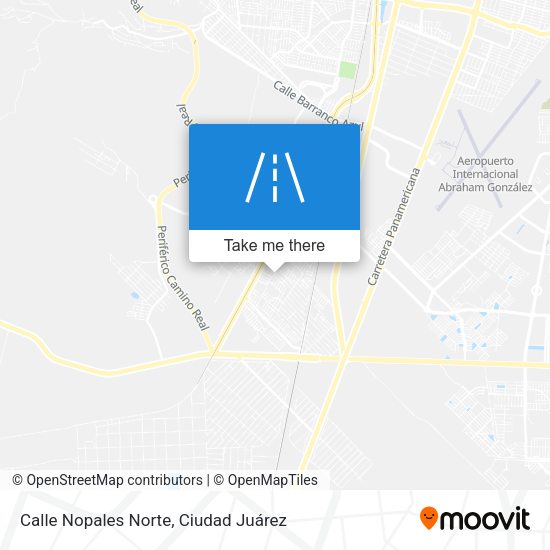 Calle Nopales Norte map