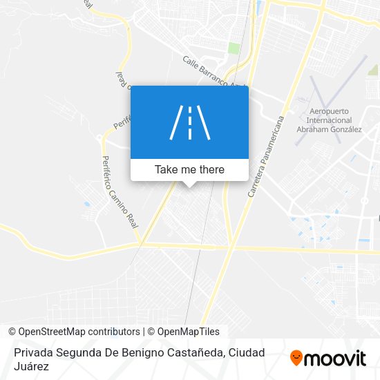 Privada Segunda De Benigno Castañeda map