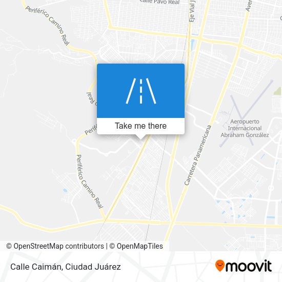 Calle Caimán map