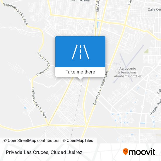Privada Las Cruces map