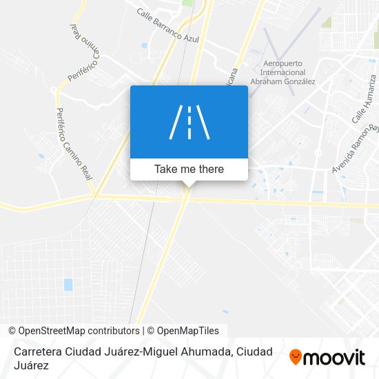 Carretera Ciudad Juárez-Miguel Ahumada map