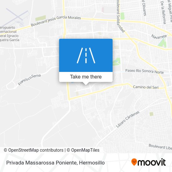 Mapa de Privada Massarossa Poniente