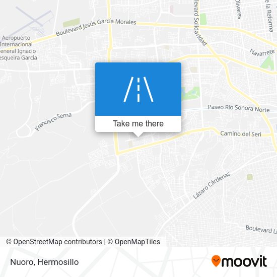 Mapa de Nuoro