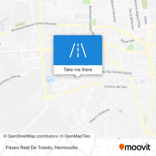 Mapa de Paseo Real De Toledo