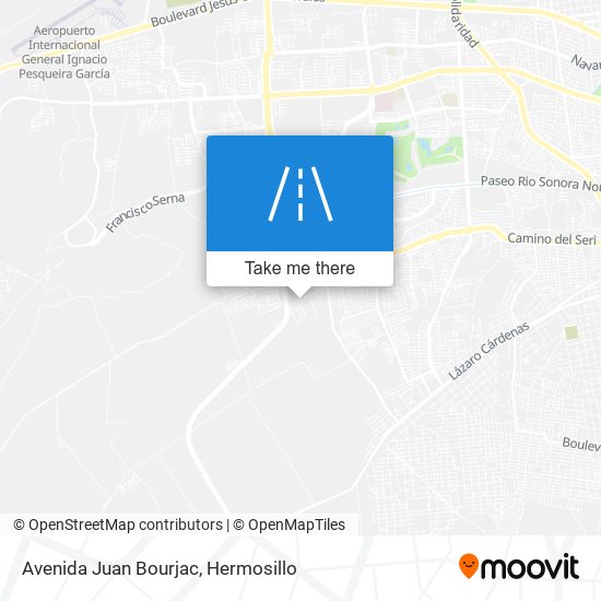 Avenida Juan Bourjac map