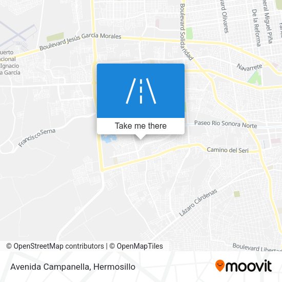Avenida Campanella map