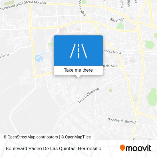 Boulevard Paseo De Las Quintas map