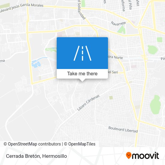 Cerrada Bretón map