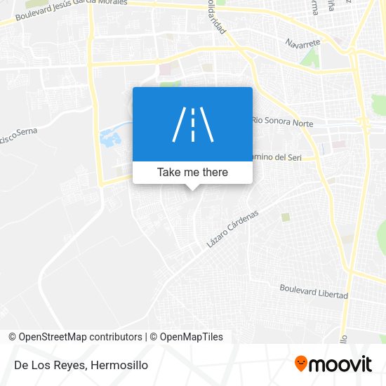 Mapa de De Los Reyes
